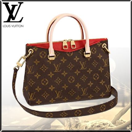 Louis Vuitton PALLAS 2020 SS Monogram Canvas Leather Shoulder Bags M41241 