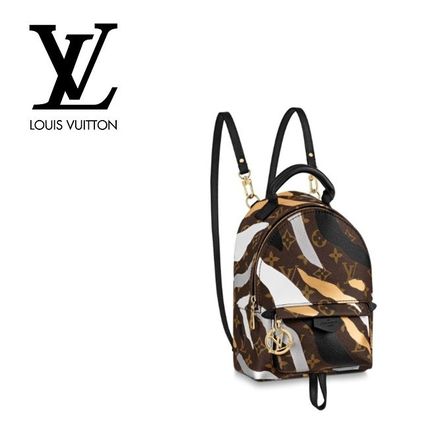 Louis Vuitton Monogram Leather Backpacks 