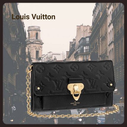 Louis Vuitton MONOGRAM EMPREINTE Vavin Chain Wallet M63398 