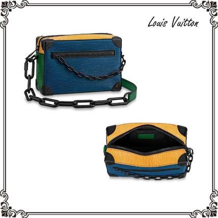 Louis Vuitton EPI 2020 SS Casual Style Unisex 2WAY Bi color Chain Plain Leather 