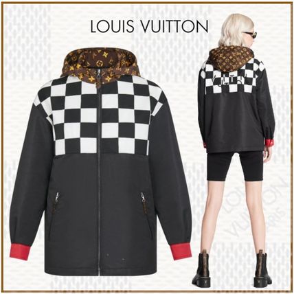 Louis Vuitton 2020 21AW Other Plaid Patterns Monogram Unisex Nylon Blended Fabrics 