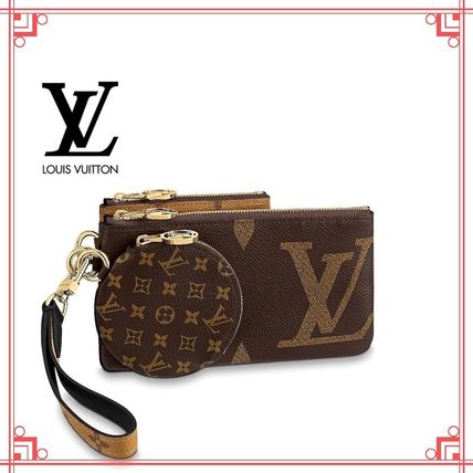 Louis Vuitton Monogram Canvas Leather Logo Shoulder Bags M68756 