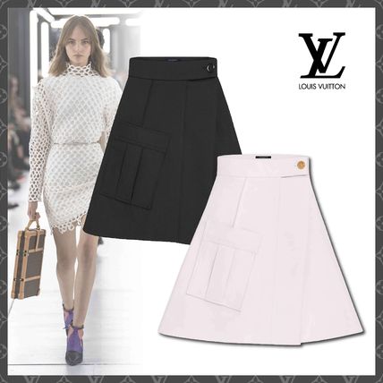 Louis Vuitton 2020 SS A Line Wrap Skirt 1A7TKI 1A7TKO 