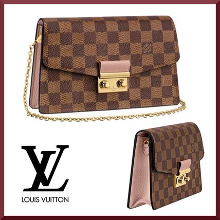 Louis Vuitton DAMIER 2020 Cruise Croisette Chain Wallet N60287 