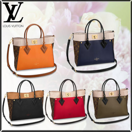 Louis Vuitton MONOGRAM 2020 SS Monogram Leather Totes M55302 M53824 M53823 M55933 M56077 