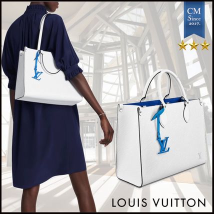 Louis Vuitton EPI 2020 SS Leather Logo Totes 