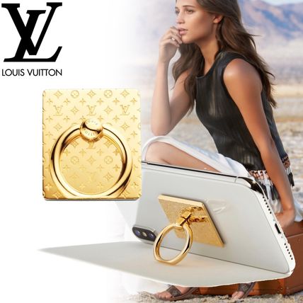 Louis Vuitton 2019 20AW Nanogram Phone Ring Holder M64868 