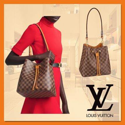 Louis Vuitton Monogram Casual Style Plain Leather Party Style Logo N40213 