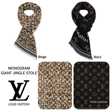 Louis Vuitton MONOGRAM Monogram Casual Style Unisex Wool Street Style Party Style 