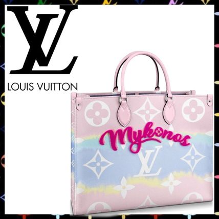 Louis Vuitton 2020 SS Monogram Casual Style Canvas 2WAY Leather Elegant Style Logo M45188 