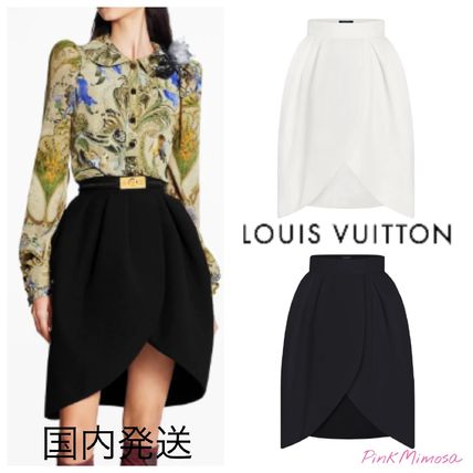 Louis Vuitton 2020 SS A Line Mini Skirt 1A7SZD 1A7SZ7 