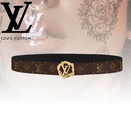 Louis Vuitton MONOGRAM 2020 Cruise Garden Louise 35Mm Reversible Belt M0238W 