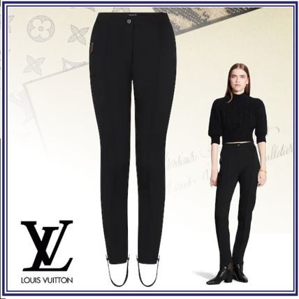 Louis Vuitton 2020 21AW Casual Style Wool Plain Long Skinny Pants 