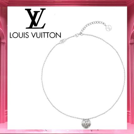Louis Vuitton Party Style Silver Metallic Necklaces  Pendants M69641 