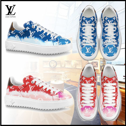 Louis Vuitton 2020 SS Monogram Rubber Sole Lace up Blended Fabrics 