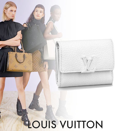 Louis Vuitton 2020 SS Unisex Blended Fabrics Street Style Leather Small Wallet 