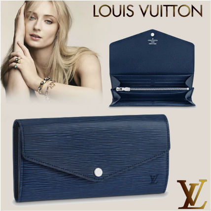 Louis Vuitton 2019 20AW Unisex Plain Leather Long Wallets 
