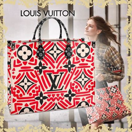 Louis Vuitton MONOGRAM 2020 21AW Monogram A4 2WAY Leather Totes 