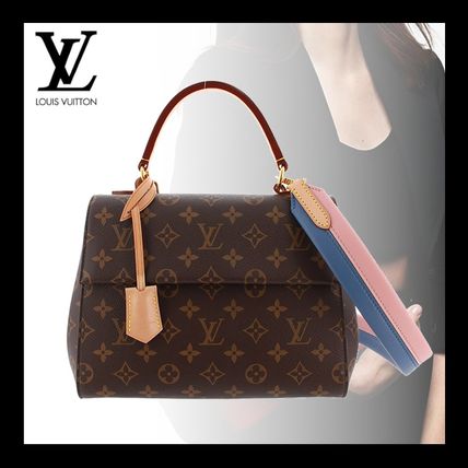 Louis Vuitton MONOGRAM Monogram Casual Style Calfskin 2WAY Leather Elegant Style 