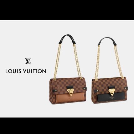 Louis Vuitton DAMIER Casual Style 2WAY Chain Elegant Style Crossbody 