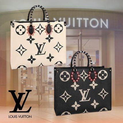 Louis Vuitton 2020 SS Logo Totes M45373 M45372 