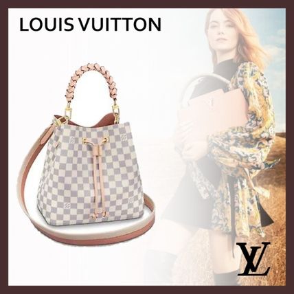 Louis Vuitton DAMIER AZUR 2020 SS Monogram Casual Style 2WAY Leather Elegant Style Crossbody N40344 