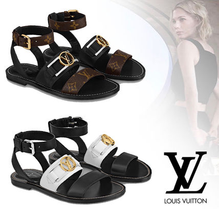Louis Vuitton 2020 SS Academy Flat Sandal 1A66E3 1A6781 