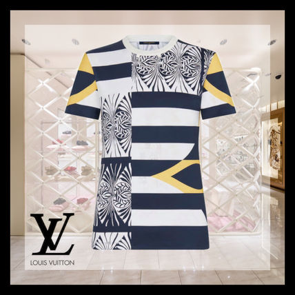 Louis Vuitton 2020 SS U Neck Cotton Medium Short Sleeves Logo T Shirts 1A7SR5 