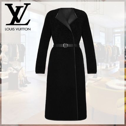 Louis Vuitton Monogram Casual Style Plain Leather Long Party Style 