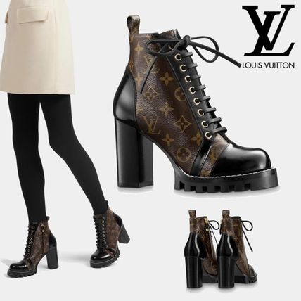 Louis Vuitton MONOGRAM Star Trail Ankle Boot 1A2Y7O 