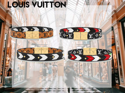 Louis Vuitton 2020 21AW Bangles Costume Jewelry Blended Fabrics Leather M6776F M6774E 