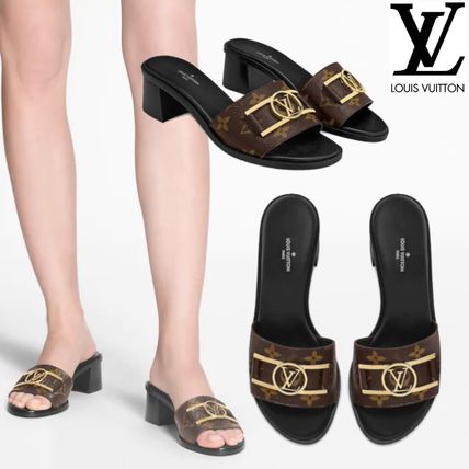 Louis Vuitton MONOGRAM 2020 SS Lock It Mule 1A660E 