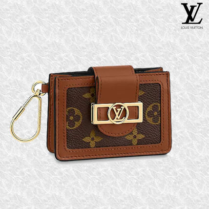 Louis Vuitton Leather Long Wallet Small Wallet Logo Card Holders 