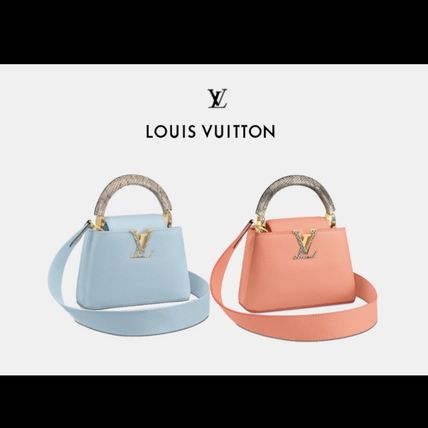 Louis Vuitton CAPUCINES 2020 SS Casual Style 2WAY Office Style Elegant Style Crossbody Logo 