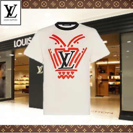 Louis Vuitton Cotton Short Sleeves Logo T Shirts 