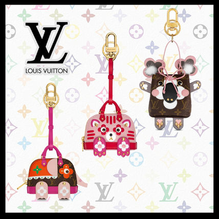 Louis Vuitton EPI Wild Puppet Alma Elephant Bag Charm And Key Holder M68454 M68453 M67397 