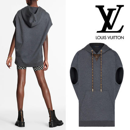 Louis Vuitton Monogram Plain Cotton Hoodies  Sweatshirts 