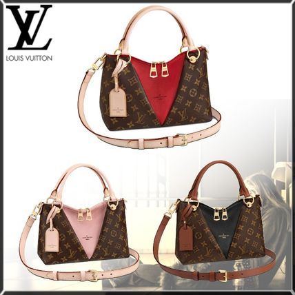 Louis Vuitton MONOGRAM 2020 SS Monogram Canvas Leather Logo Totes M43976 