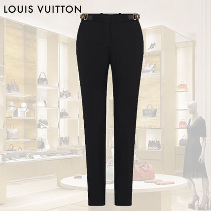 Louis Vuitton Monogram Casual Style Wool Street Style Plain Long 