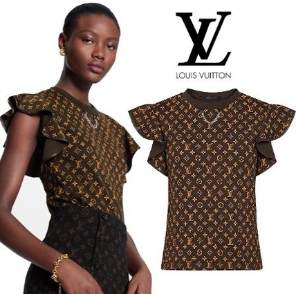 Louis Vuitton 2020 21AW Cotton Short Sleeves Logo T Shirts 