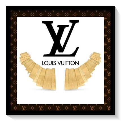 Louis Vuitton Guilloche Earrings Clips MP2570 