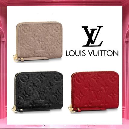 Louis Vuitton 2020 SS Monogram Leather Long Wallet Logo Coin Cases M63696 M68696 M60574 