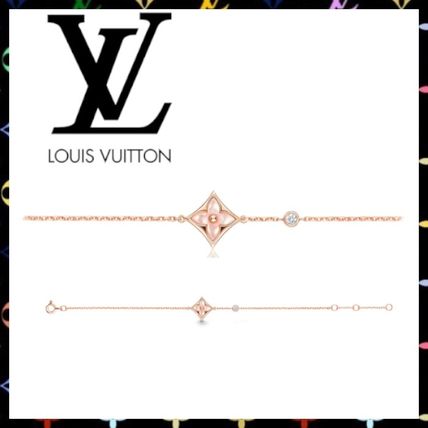 Louis Vuitton 2020 21AW Blended Fabrics Chain 18K Gold Elegant Style Bracelets Q95538 