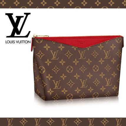 Louis Vuitton MONOGRAM 2016 17AW Monogram PVC Clothing Pouches  Cosmetic Bags 