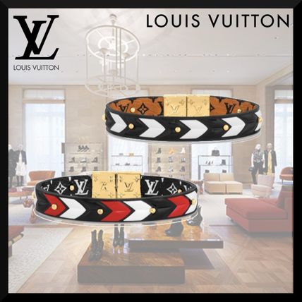 Louis Vuitton 2020 21AW Casual Style Leather Elegant Style Bracelets M6776E M6774E 