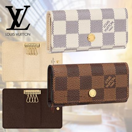 Louis Vuitton DAMIER 2020 SS 4 Key Holder N60386 N60385 