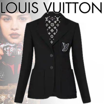 Louis Vuitton 2019 20AW Casual Style Wool Plain Medium Office Style Elegant Style 1A5IRU 