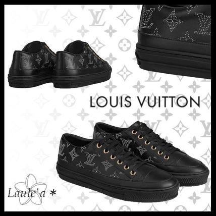 Louis Vuitton MONOGRAM Monogram Rubber Sole Casual Style Leather Low Top Sneakers 1A87TM 