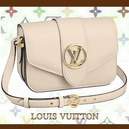 Louis Vuitton 2020 21AW 2WAY Plain Leather Party Style Elegant Style Crossbody Logo M55950 