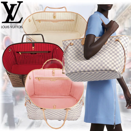 Louis Vuitton DAMIER AZUR Other Plaid Patterns Monogram Casual Style Unisex 2WAY N41357 N41604 N41360 